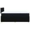Vidaxl Continental Bed With Mattress, Black, 120X190 Cm, Fabric