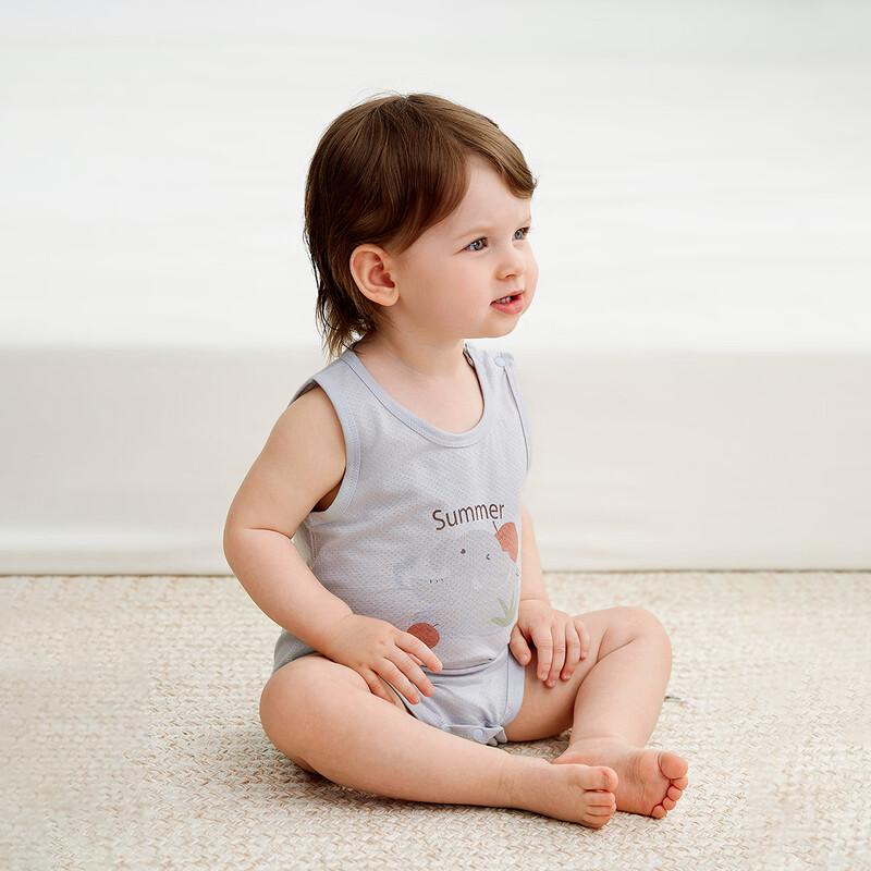 TONGTAI Infant Sleeveless Pure Cotton Romper