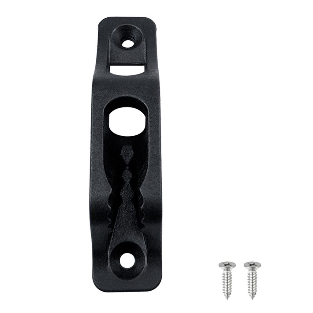 Canoe Kayak Cord Lock Rudder Control Black Nylon Self-Lock Rope Cord Tensioner Runner Anchor Jam Cleat Boat Accessories
