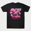 Men Black Print T-shirt Miata Mx5 No-Cut Transfer Paper Print Cotton Tshirt