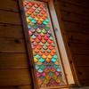 Dg7523 Creative Personality Fish Scale Static Window Sticker Bedroom Living Room Home Background Decorative Wall Sticker