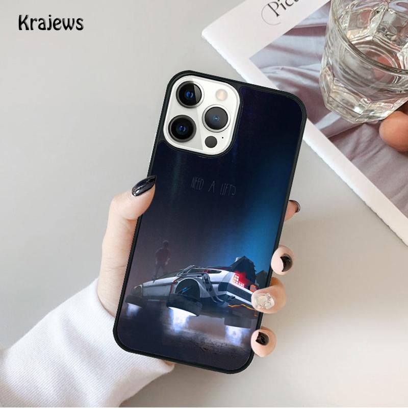 

Back To The Future Phone Case For iPhone 17 Air 16 15 14 Ma Plus 11 12 13 Pro Ma Phone Cover coque iPhone 13