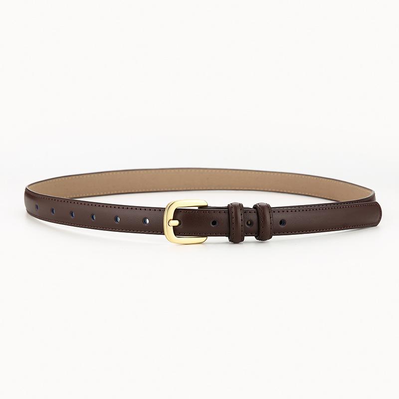 Versatile Women's Thin Fashion Belt for Jeans, Coats, Dresses, and Korean Pants.