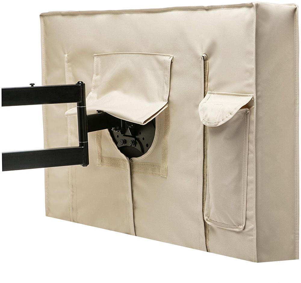 Zewnętrzny basen Odporna na warunki atmosferyczne osłona na telewizor Do ochrony ekranu telewizora Pyłoszczelna i wodoodporna osłona Ogólna osłona na meble