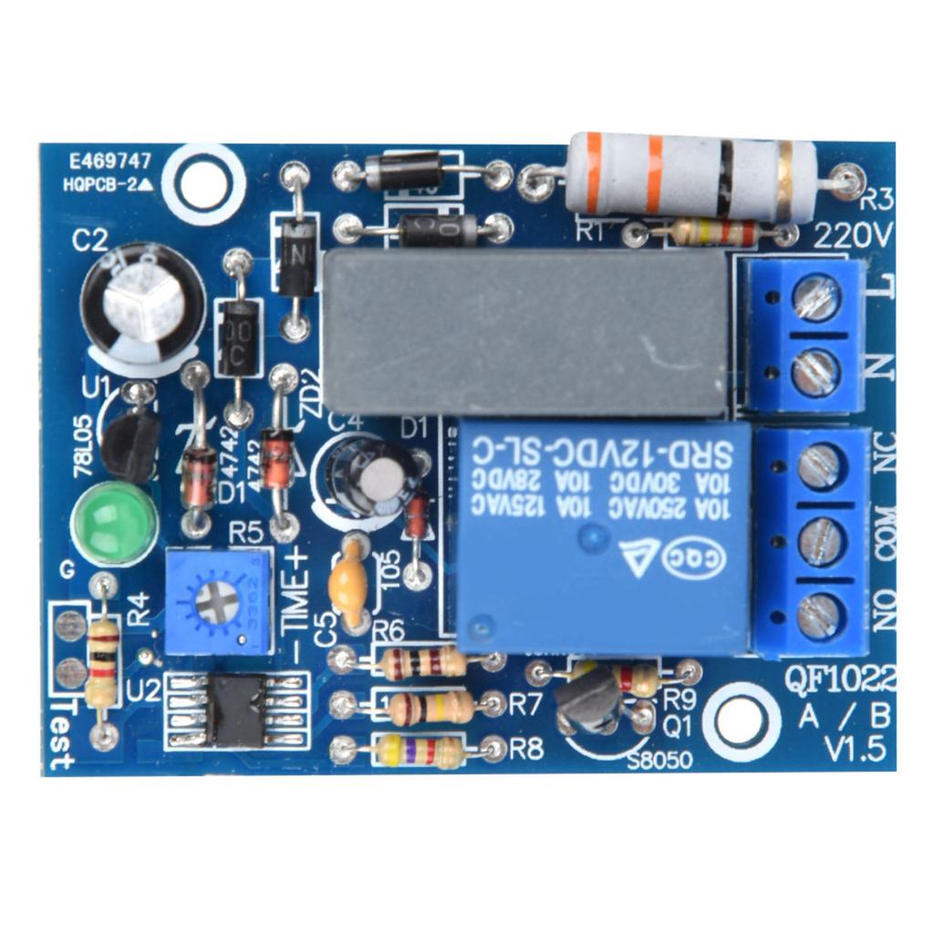 220VAC   Timer Delay Turn Off   Time Relay Module Load (0.10 Min)