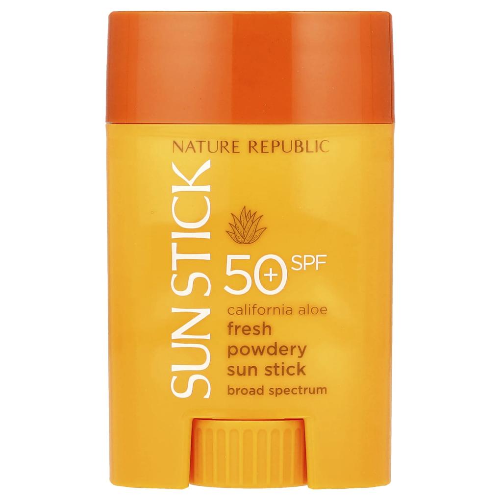 California Aloe Fresh Powder Sun Stick, Spf 50+, 21G(0.71Oz)