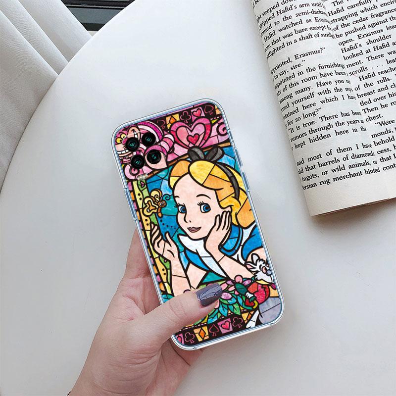 Disney Princess Transparent Phone Case for Motorola Moto G10 G20 G30 G31 G32 G34 G35 G41 G42 G50 G51 G52 G55 G60 G60S