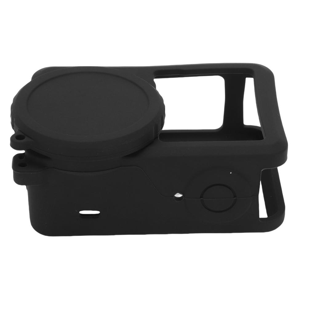 Silicone Protective Case Fit For ACTION 6 Sports Camera Drop Protective Sleeve Soft Skin Case Cover Lens with Lanyard