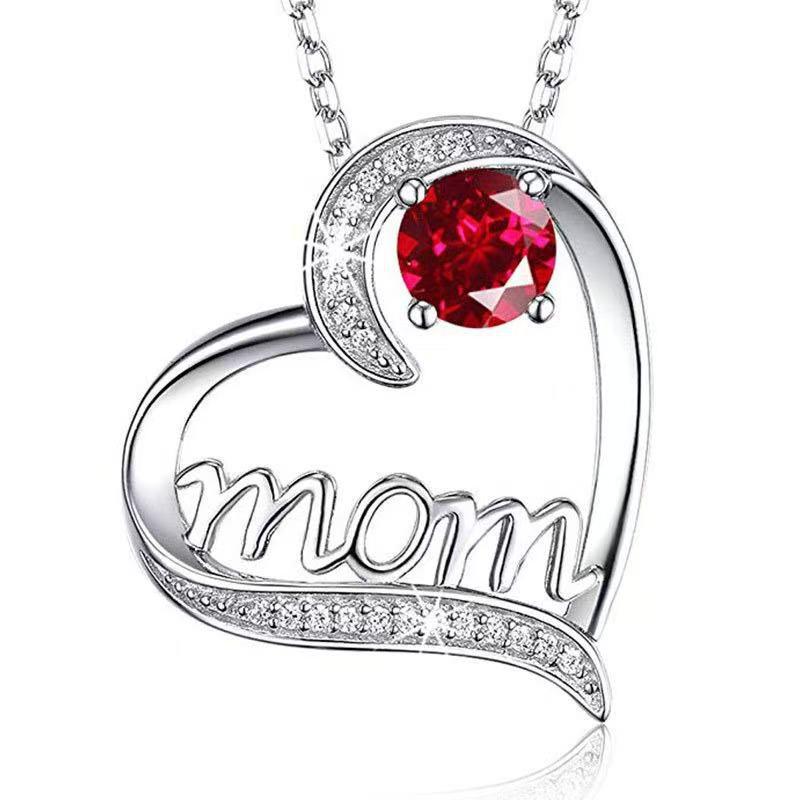 Elegant Heart Pendant Necklace – Perfect Mother's Day Gift for Women