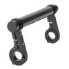 Bike Handlebar Extender Strong Clamping Force Black Bike Extension Frame for 30mm Horizontal