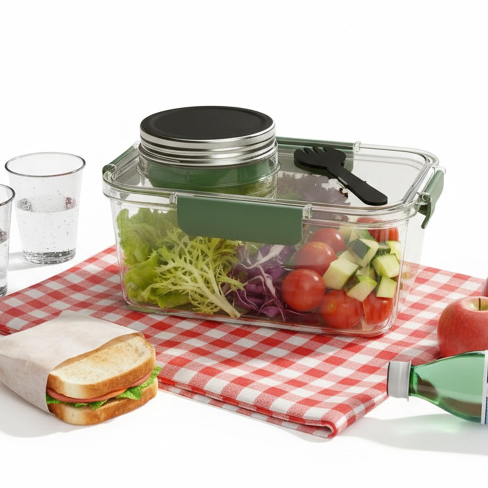 

Bento Box with Lid Portable Salad Pod for Travel and Kitchen Tool School Camping Use China Mainland