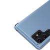Smart Mirror Flip Phone Case For Samsung Galaxy S26 Edge S25 S24 S23 S22 Ultra FE Plus Shockproof Protection Back Cover
