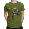 rRocky Bullwinkle Show Funny Graphic 100 Cotton TShirt The Adventures of rRocky and Bullwinkle Tees Tops For Unisex