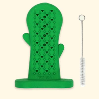 PetBeo Chewing Cactus Nosework Toothbrush Toy Cleaning Brush