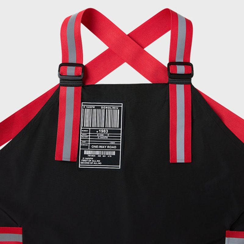 SOODAL COMPANY Red Punk Apron