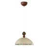 French Cream Retro Eggshell Pendant Light for Bedroom & Dining Room