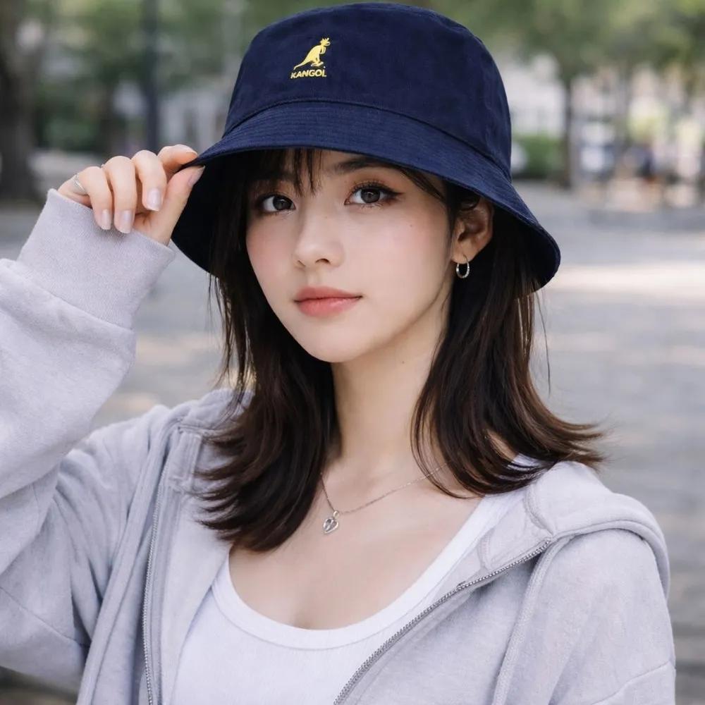 KANGOL Washed Bucket Hat K4224HT Navy M(56-57)