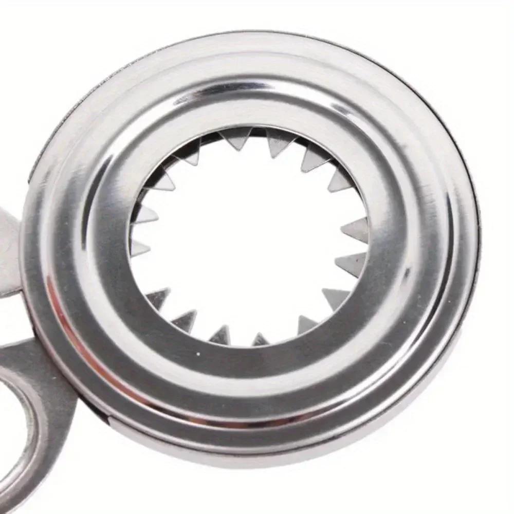 Trwała i wygodna nakładka na skorupkę jajka na twardo Snipper Cutter Otwieracz ze stali nierdzewnej Niezbędne naczynie do gotowania Domowe ciastko z jajkiem