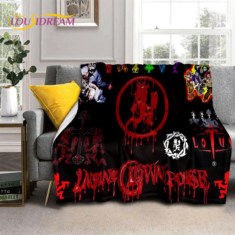 

Rap Metal Insane Clown Posse Icp Juggalo Soft Flannel Blanket for Bed Bedroom Sofa Picnic,Throw Blanket for Cover Outdoors Gifts 75cmx90cm