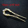 Pearl U-Shaped HairPins Fashion Hair Fork Elegant Alloy Long Hair Clip Pins Bun French Hairpin Hair Stick Women Girls