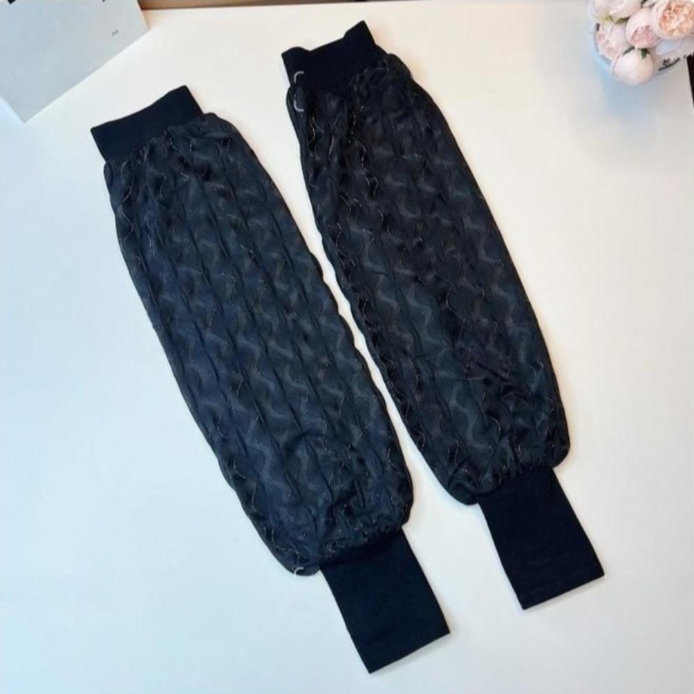 French Style Sunscreen Arm Cover Breathable Summer Ice Silk Long Sleeves  For Women