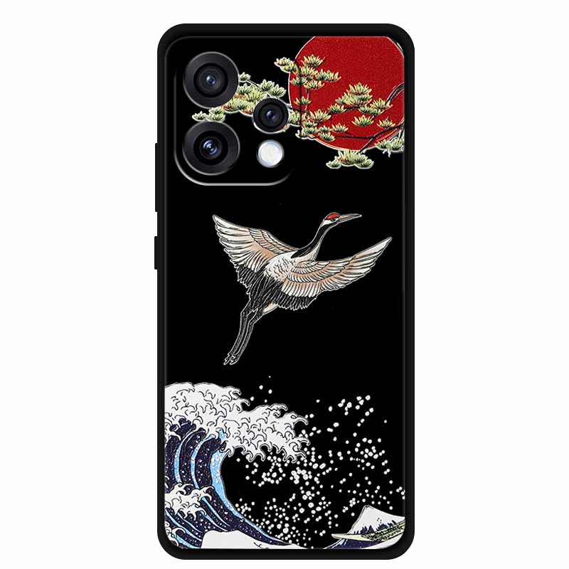 3D Emboss Case For Oppo Reno15 5G Phone Case Reno 15 Coque Flowers Silicone Soft Back Cover For Oppo Reno 15C 5G 2025 Case Funda