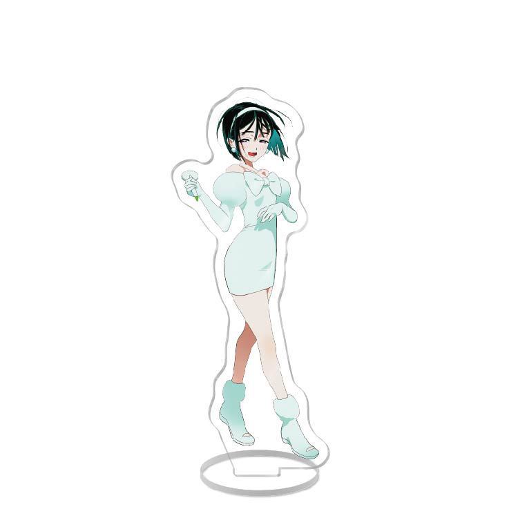 Kawaii Anime Alien Stage Series Acrylic Stand Cartoon Character Creativity Hd Printing Cute Stand Desktop Toy Men And Women Gift