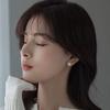 S925 Sterlingsilber Koreanische Elegante Steckerohrringe für Damen - Retro Französischer High-End Modischer Nischenschmuck