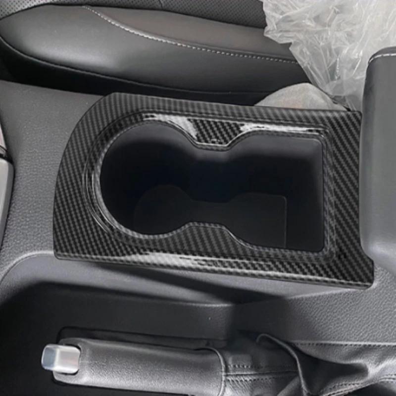 R/LHD For Isuzu D-MAX D MAX DMAX 2021 2022 ABS Carbonfiber Window Lift Swtich Cover Center Control Front Water Cup Holder Cover