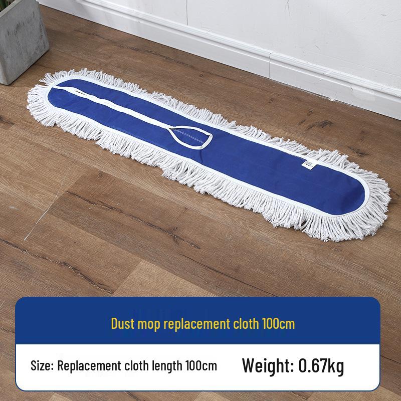 Rotating Cotton Thread Dust Mop for Home, Hotel & Homestay - Dual-Use for Dry & Wet Cleaning