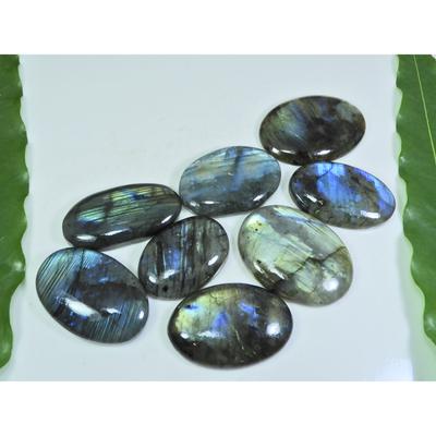22X33-21X42MM Natural Multi Labradorite Oval Cabochon Loose Gemstone 7PcsLot LL-960