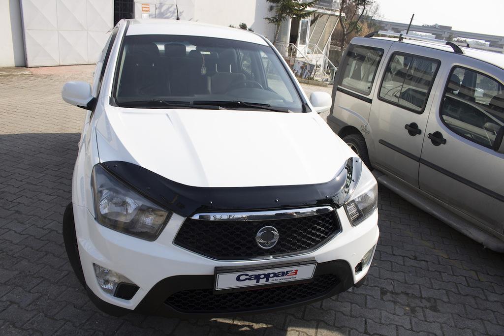 Hood Deflector 2013-2025 (EuroCap) for SsangYong Korando 2010–2019