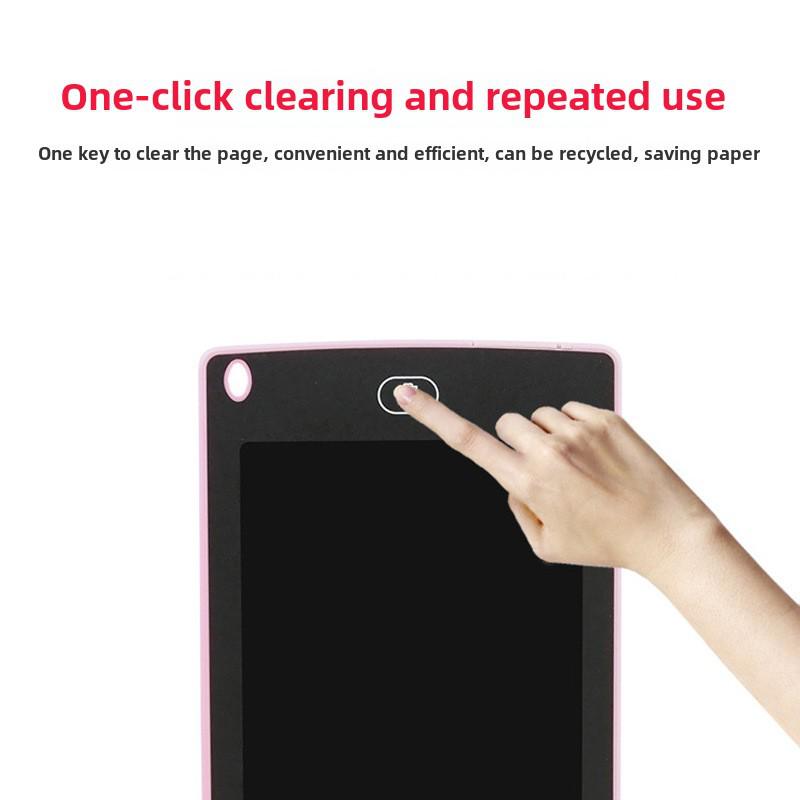 LCD Writing Board for Children, 6.5 inch Hand-Painted Electronic Drawing Tablet
