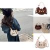 Cute Cartoon Cat Cotton And Linen Handbag For Children Ideal For Daily Use Fashion Accessory