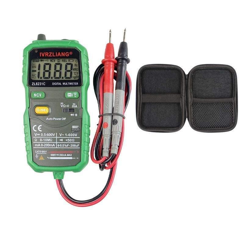 High-Precision Digital Multi-Tester for Electricians - Compact, Auto, Anti-Burn