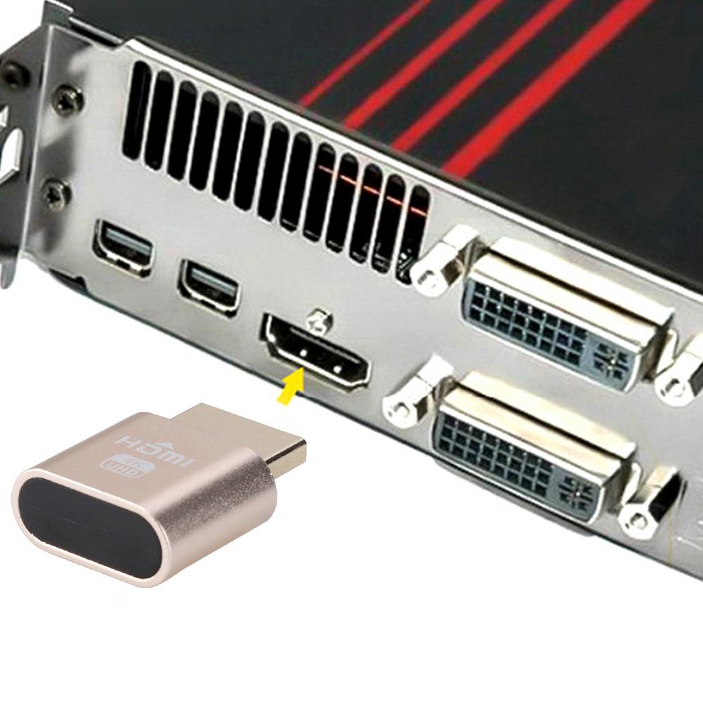 Graphics Card Spoof HDMI Fake Load VGA Analog Camouflage HD Lock Screen Virtual Display