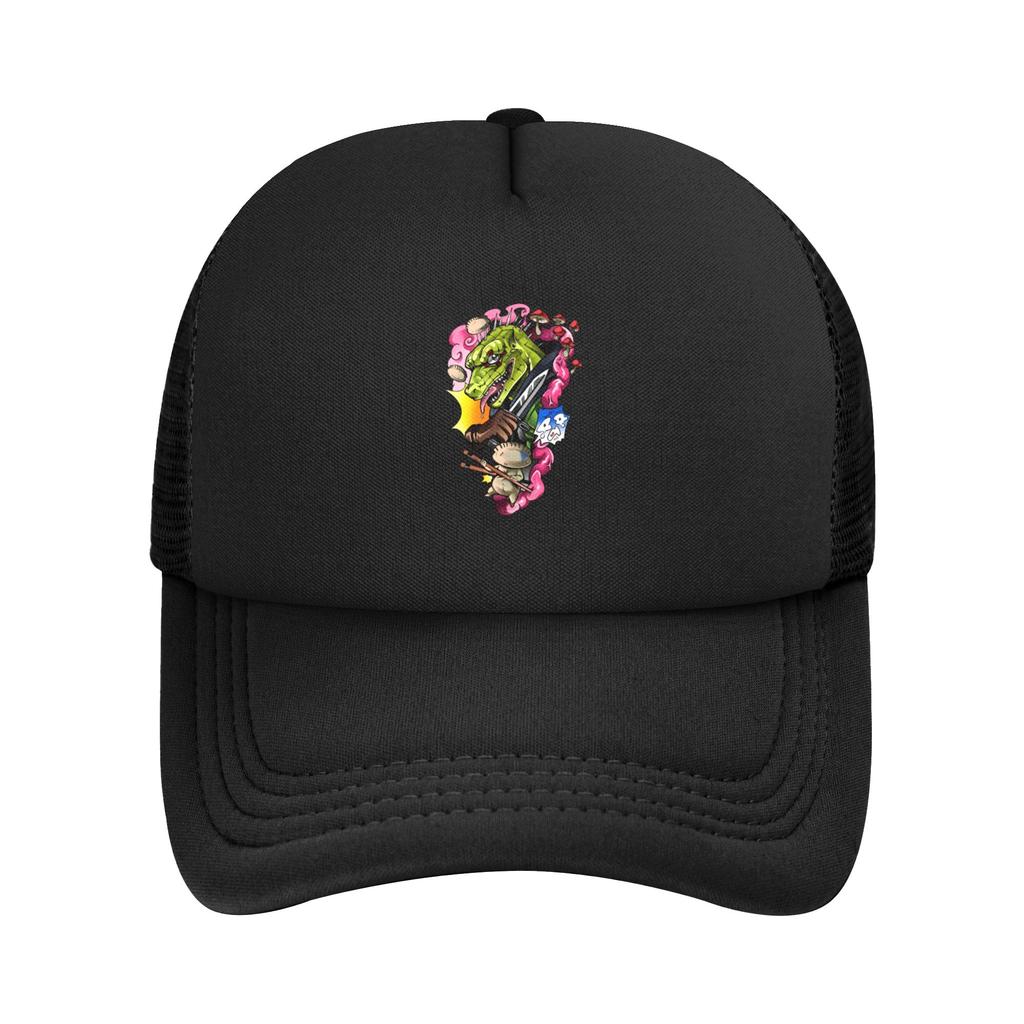 Dorohedoro Cleaners Mesh Baseball Caps Unisex Women Curved Trucker Hat Unisexga Fanart Nikaido Breathable Summer Dad Hat