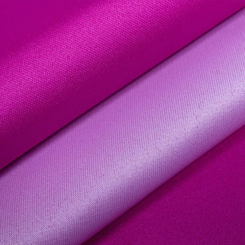 Purple X [KYOETSU] Obi, Half-width Obi, Yukata, Reversible, Plain, Long, Women's (reddish Pink)