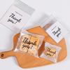 50 Pcs Transparent Thank You Self-Adhesive Bag Plastic Pouches For Diy Jewelry Display Cookies Storage Gifts Bag
