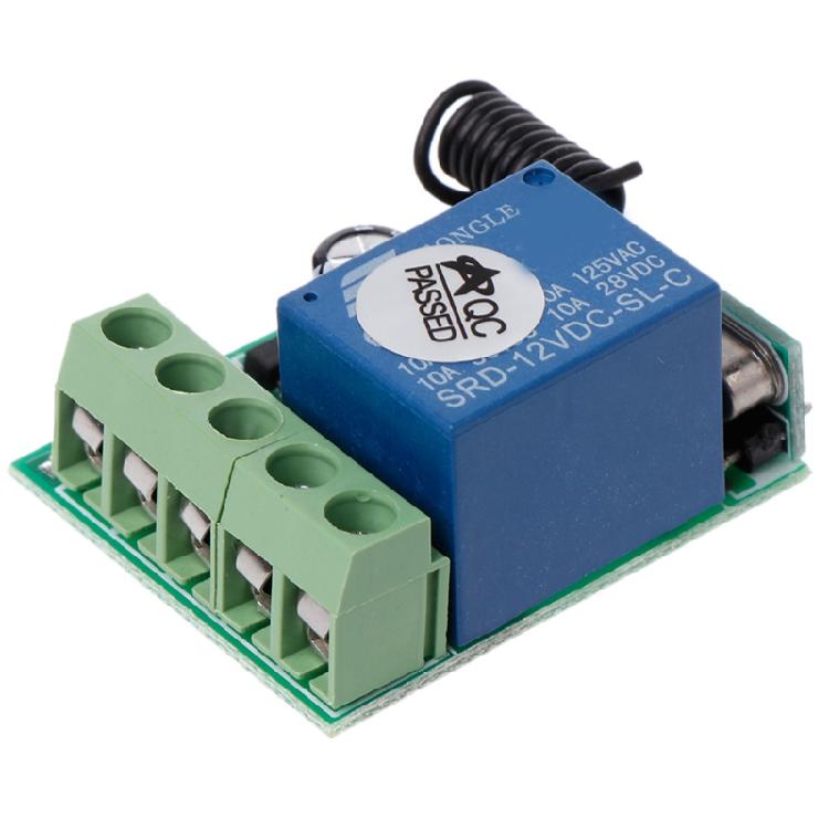 433Mhz Universal Wireless Remote Control Switch DC12V 1CH RF Relay Receiver