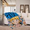 Comic Y Yumi's C Cells Throw Flannel Throw Blanket Suitable for Sofa Living Room Bedroom