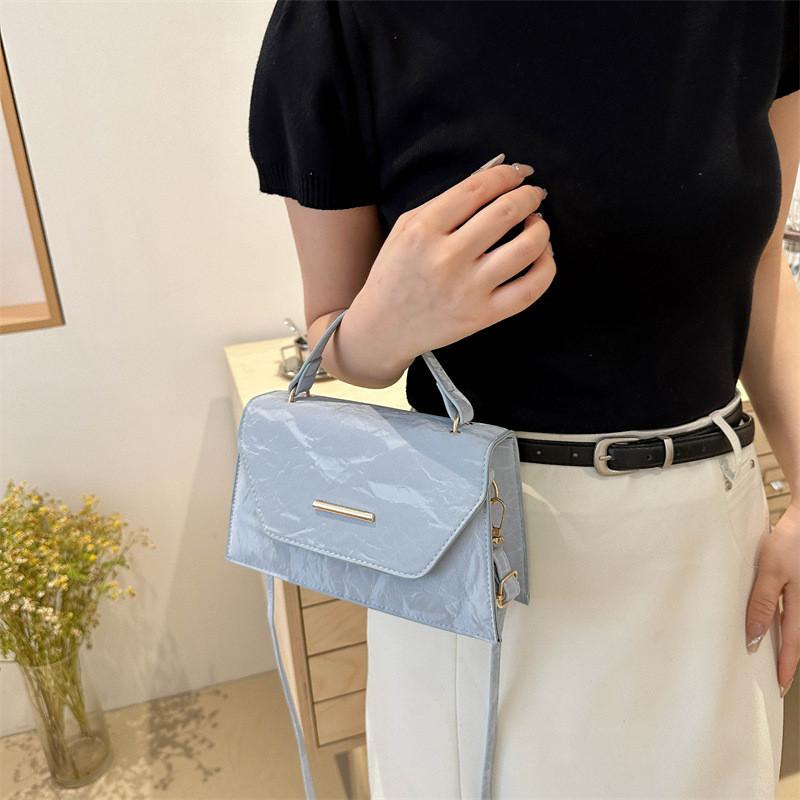 Elegant Marble Texture Pu Leather Women's Handbag Stylish Urban Shoulder Bag For Daily Use