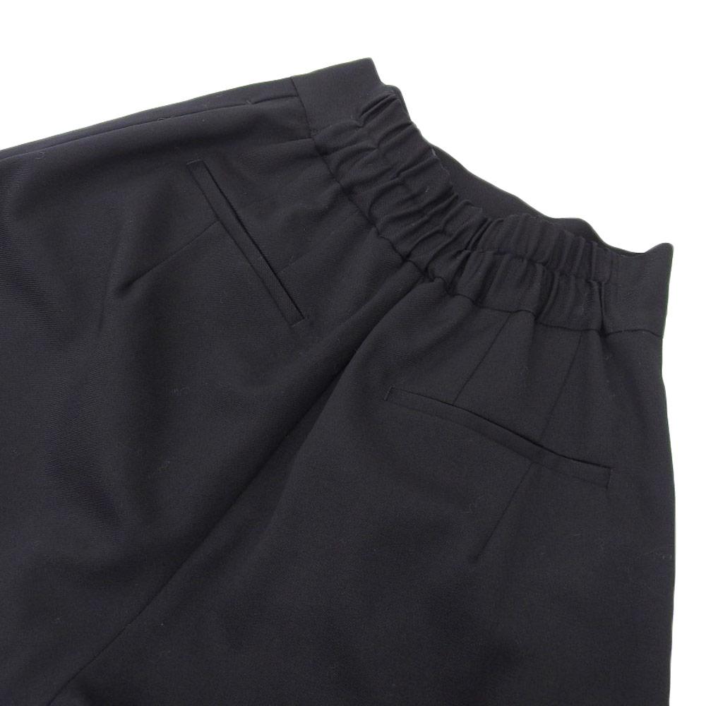 L'ARUM L'ARUM Wool High Waist Wide Pants Bottoms Women's Black 36 101423402 Bottoms 36 blackUsed