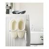 Yamazaki Jitsugyo Magnetic Laundry Hanger Storage Rack S White Approx. W6XD8.5XH26cm Plate Hanger Storage Next To Washing Machine 3918
