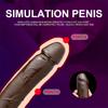 Double-headed 46 Cm Female Long Back Court Anal Plug Lala Masturbation Device Dildo Adult Simulation Supplies