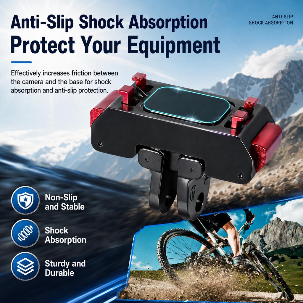 Magnetic Quick Release Mount for Insta161 X6 Camera Accessories Mount Adapter Compatible with Two-claw Mount and 1/1 Inch Thread