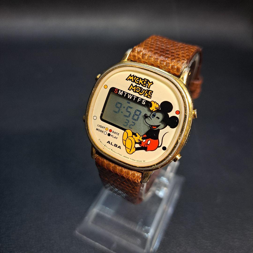 ALBA Alba Seiko MICKEY MOUSE digital watch