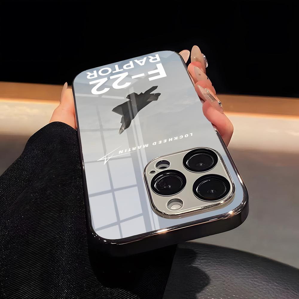 

Cool And Handsome Fighter Series Phone Case Luxury Glass Phone Case For IPhone 17 16 15 14 13 12 11 Pro Max Plating Frame Cover iPhone 12 Pro