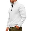 Weit geschnittenes Outdoor-Herren-Thermo-Halbzip-Stehkragen-Pullover-Sweatshirt