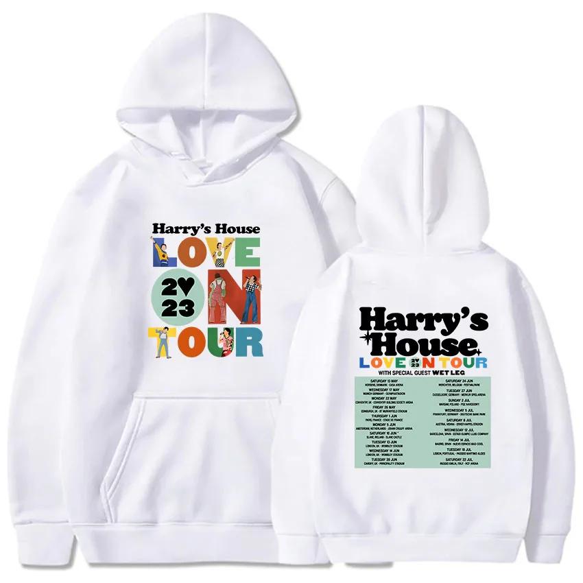 Harris House Tour Concert Men's Autumn/Winter Fleece Warmth Hooded Sportswear  Beautiful and Fashionable Hooded Sweater
